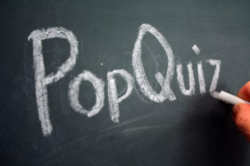 Pop Quiz