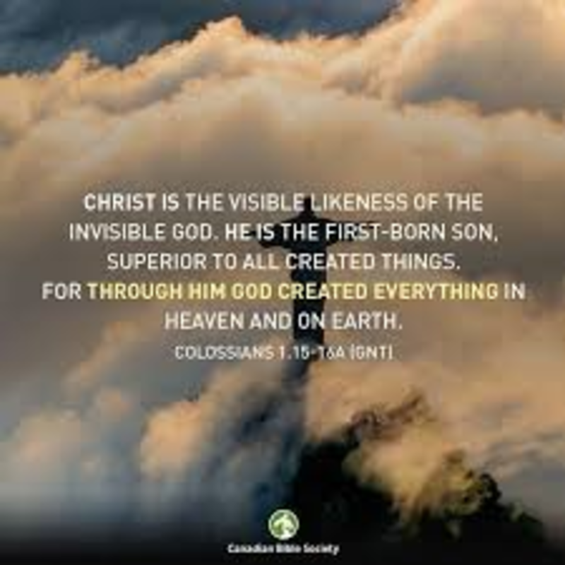 Reign of Christ Sunday ~ “Making Visible…the Invisible God”